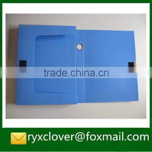 Office A4 Size PP Plastic Hook and Loop Fastener Box File Folder thumbnail-6