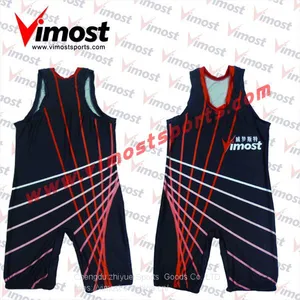 Custom Sublimation Wrestling Singlet thumbnail-2