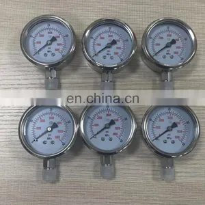 Shockproof Hydraulic Pressure Pneumatic Hydraulic Pressure Shockproof 16KG Stainless Steel 60MPa Oil Filled Shockproof Pressure thumbnail-2