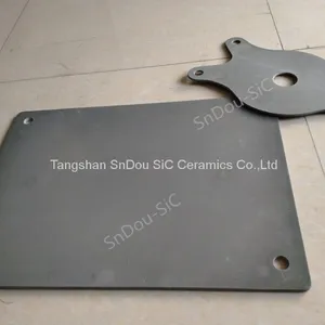 NSiC Plates by 1450C Nitride Bonded SiC Ceramic Kiln Furniture thumbnail-2