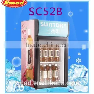 52L Showcase Glass Door Refrigerator Display, Vertical Cooler Showcase thumbnail-1
