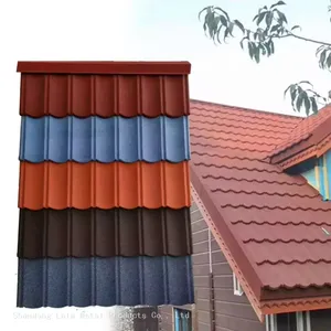Stone Coated Roof Tile Corrugated Aluminum Roof Stone Coated Aluminum Roof Tile thumbnail-1