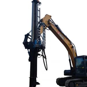 Excavator Modified Down the Hole Drilling Rig, Excavator Modified Slope Support Drilling Rig, Reasonable Design, Easy Operation thumbnail-2