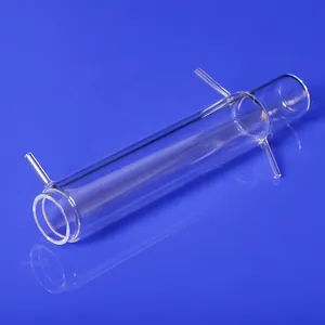 AcidAlkli Resistant TOC-3000 WTC Quartz Glass Reaction Vessel Quartz Processing Tube thumbnail-3