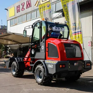 Europe Type COMPACT HZM812 1.2TON MINI WHEEL LOADERS WITH EURO5 ENGINE thumbnail-4