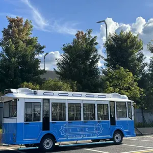 Source Product - 23-seater Fuel-powered Sightseeing Vehicle - Enclosed Sightseeing Vehicle With Doors and an Engine thumbnail-3
