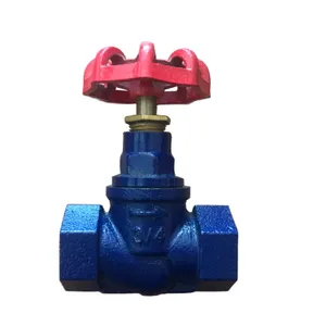 DIN/JIS/GOST PN16 Globe Valve PN16 J11T Gray Iron Brass Valve Disc Soft Seal Screw Shutoff FaucetsValve Manual Low Pressure thumbnail-2