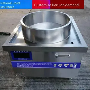 Deru 304 Composite Bottom Soup Pot, Huainan Beef Soup Pot, Electromagnetic Mutton Soup Pot, With a Capacity of 1 Ton thumbnail-1