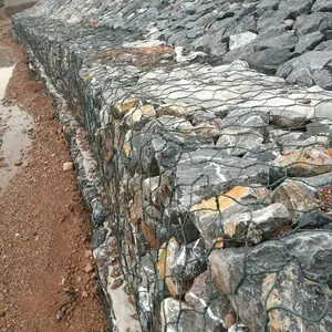 PVC Coated Gabion Box 100*120mm Mesh Size for Riverbank Stabilization thumbnail-5