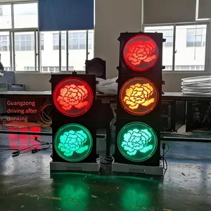 400 Red, Yellow, and Green Full-disk Three-unit Traffic Lights and Signal Lights, Materials, Etc. Can be Customized thumbnail-2