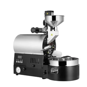 Industrial Automatic 60KG Per Batch Coffee Bean Roaster Key Food Sterilizer Machine thumbnail-6