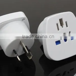 Delicate Design Insulated Pin AU New-zealand Argentina to AU UK EU US Universal China Japan Singapore Travel Adapter Converter thumbnail-2