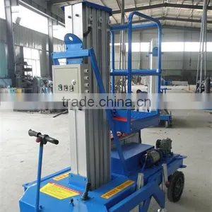 Mini One Man Used Aluminum Electric Man Lift thumbnail-1