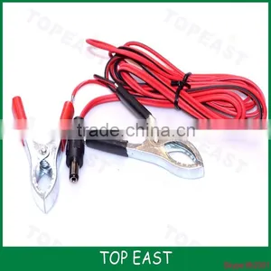 RED Black Booster Clamps Jump Lead Cable Battery Clip Charging Covered With Fuse Protect thumbnail-4