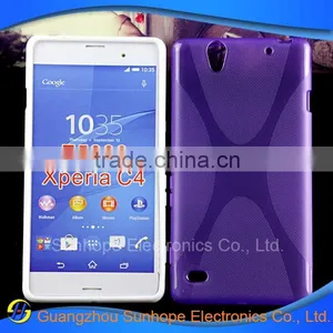 X Line Design Tpu Cell Phone Cover for Xperia C4 E5333 thumbnail-5