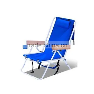 Wholesale Furniture Beach Chair Storage Foldable Outdoor Folding Reclining Beach Chair Quality Choice thumbnail-2