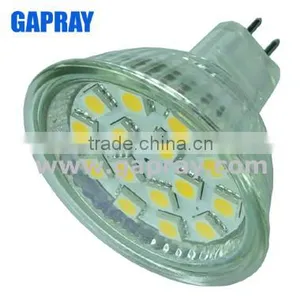 Low Votage 2.4W 12v SMD 5050 Led Light Mr16 Glass Cover thumbnail-1