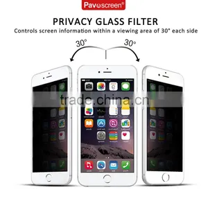Pavoscreen OEM / ODM 2016 Newest ! 9H Full Cover Privacy Tempered Glass Screen Protector Tempered Glass Film for Iphone 6 / 6s thumbnail-4