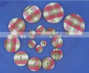 Round Shape Fabric Covered Button With Eyelet -- F1413 thumbnail-2