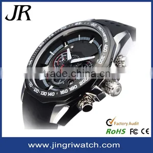 Top 10 Fashion Men Japan Movt Quartz Watch Stainless Steel Bezel Watch 10atm Silicone Strap Minimalist Watch thumbnail-6
