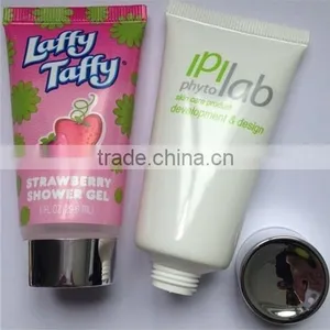 Plastic Tube Packaging With Screen Printing,Gloss Vanish Hdpe Plastic Make up Cosmetic Tubes thumbnail-1