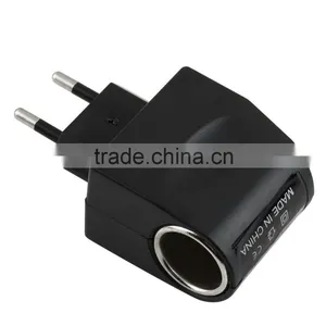 EE4104 110V-220V AC to 12V DC EU Car Power Adapter Converter Household Car Cigarette Lighter Socket Power thumbnail-1