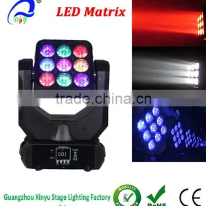 Cheap 9pcs 3*3 4 in 1 Led Matrix Moving Head Beam Stage Light thumbnail-1