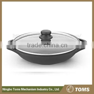 Kitchen Supplies 32cm Aluminum Non Stick Wok With Full Decal thumbnail-1