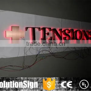 Waterproof Outdoor Advertising RGB Led Lighting Backlit Metal Letter Signs thumbnail-3