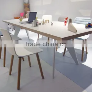 White Plastic Modern Dining Chair,HYX-801 thumbnail-2
