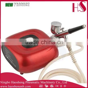 HaoSheng HS08-6AC-SK Airbrush Makeup Compressor Manufacture by China thumbnail-1