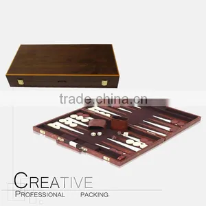 Hand Held Folding Wooden Travel Backgammon Set Quality Choice Most Popular thumbnail-1