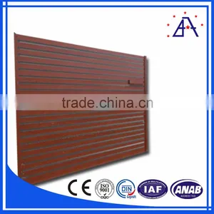 Wood Grain Powder Coating Aluminum Fence thumbnail-1