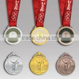 Blank Cheap Gold Medallion Pendant Necklace, Engraved Metal Medallion Pendant thumbnail-1