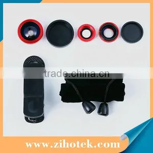 Hot Universal Clip Camera 3 in 1 Mobile Phone Lens Fish Eye + Macro + Wide Angle for Iphone 6 5 5s Samsung s5 and All Cell Phone thumbnail-5