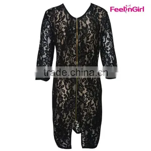 Fashion Sleveless Plus Size Short Fat Women's Evening Dress thumbnail-6