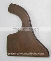 French Gold Decorative Wood Wall Mounting Bracket for 2" (50mm) Wooden Curtain Rod thumbnail-6