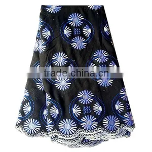 2016 Latest Style Baby African Dry Lace Embroidery Fabric for Girls Dress thumbnail-1