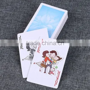 Custom Matt Lamination Transparent Poker Cards Glossy Naked Girl Playing Cards Engraved Playing Cards ---DH20547 thumbnail-5