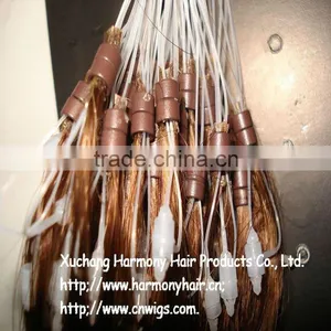SUPER QUALITY Human Hair Extensions Easy Loop Micro Ring thumbnail-1