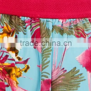 Floral Print Latest Skirt Design Pictures Long Skirt Apparel for 18-45 Years Old Women thumbnail-4