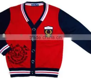 Knitwear Sweater Cardigan School Uniform Knit Pullover Children Cardigan Jumper Sweater thumbnail-1
