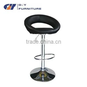 2016 Black PU Leather Bar Chair thumbnail-2