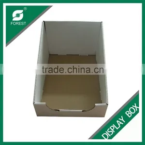 WHITE COLOR FASHION CUSTOMIZED LOGO PAPER DISPLAY BOX thumbnail-1