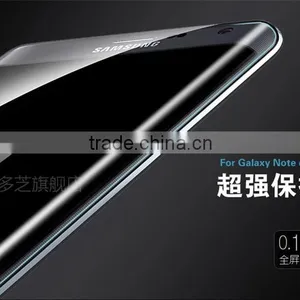 High Quality 3D Hot Curved Tempered Glass Screen Protector For Samsung Galaxy Note Edge thumbnail-6