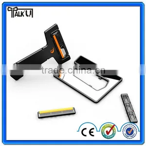 New Mini Design Credit Card Pocket Razor With Mirror thumbnail-4