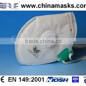 Vert Foldable FFP3V Dust Mask With CE Certificate Respriator thumbnail-1