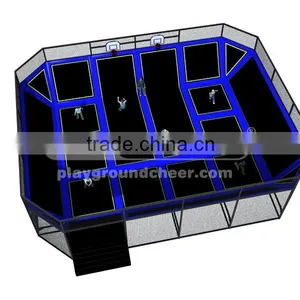 Cheer Amusement CH-ST150009 Playground Equipment Big Trampoline Park thumbnail-1