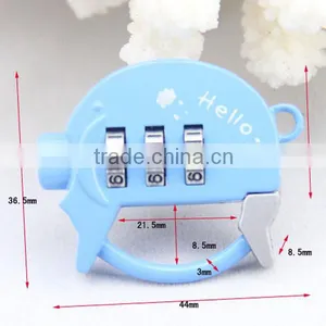 FACTORY SALE!! 2016 Popular Colorful Cute Pig Zinc Lock thumbnail-4