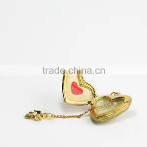 New Fashion Pewter Enamel Open Heart Pendant thumbnail-6